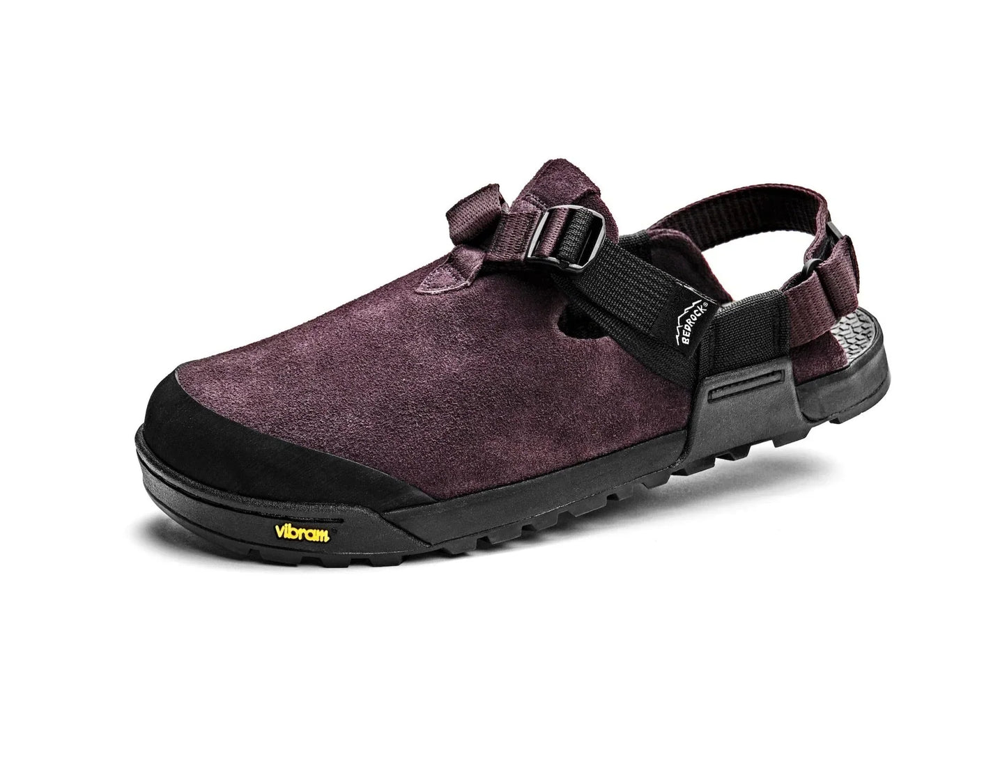 Mountain Clog - Leather Suede (Deep Plum)