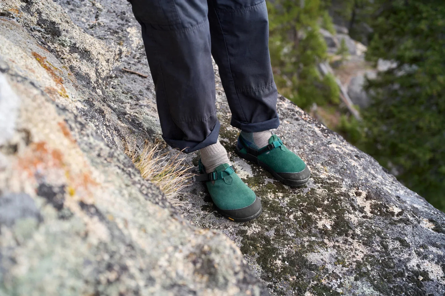 Mountain Clog - Leather Suede (Cascade Green)