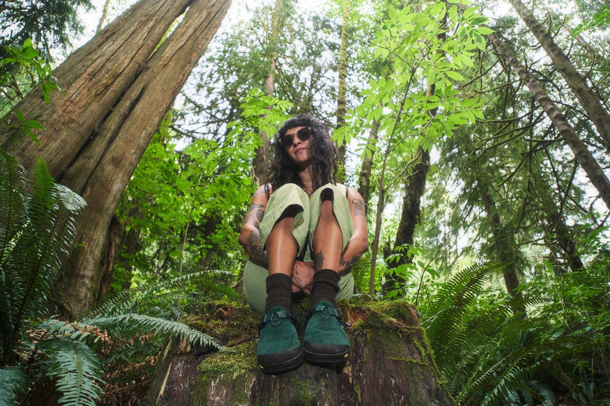 Mountain Clog - Leather Suede (Cascade Green)